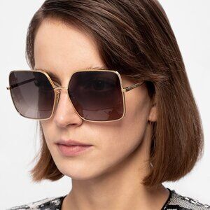Celine CL40078U 30F Brown Square Sunglasses